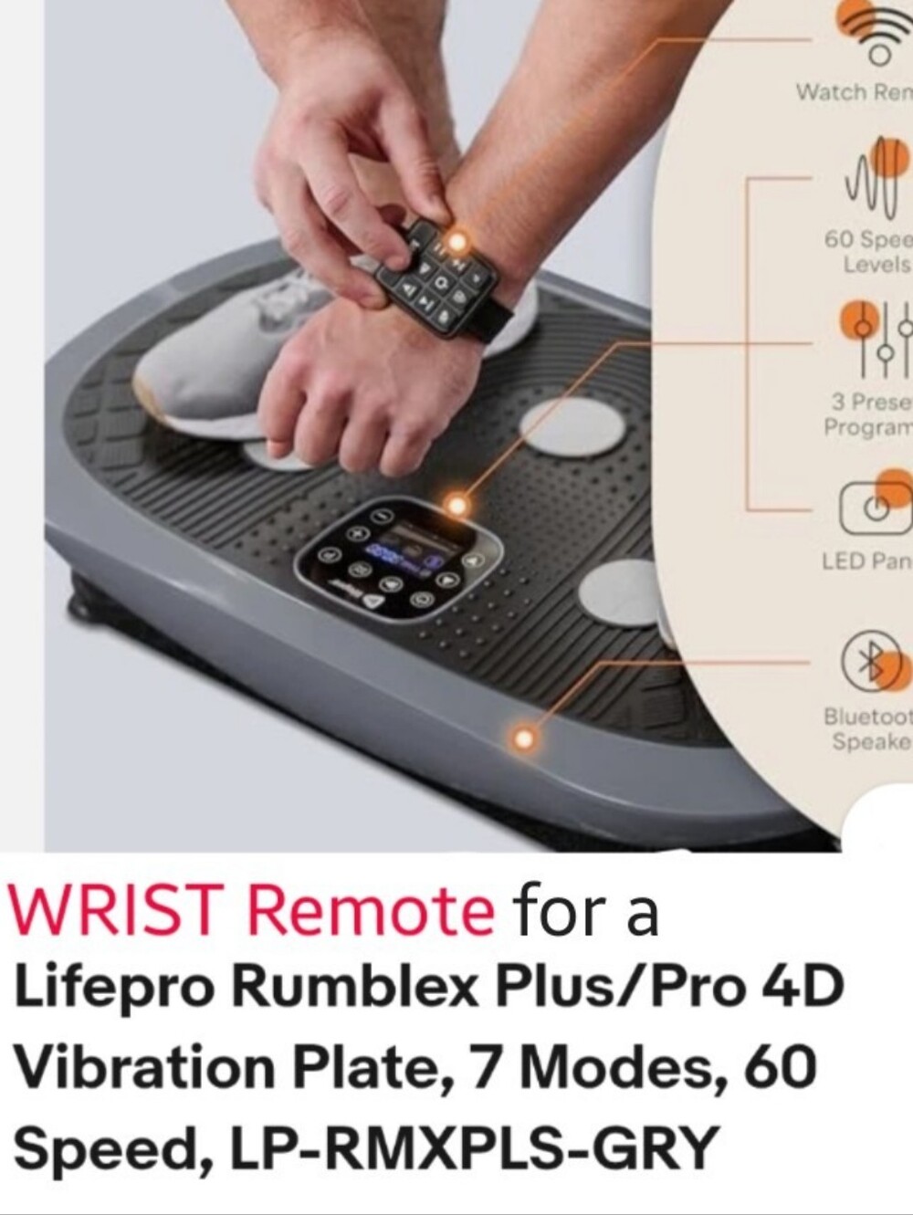 Wrist Remote For LIFEPRO vibration Plate